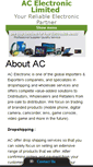 Mobile Screenshot of ac-electronic.com